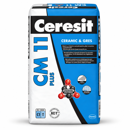 Adeziv gresie si faianta Ceresit CM 11 Plus, gri, 25 kg